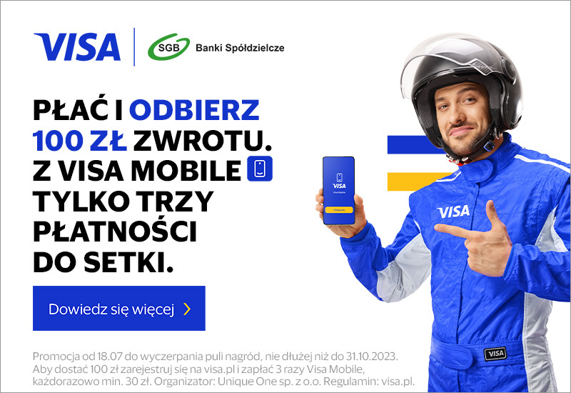Grafika przedstawiajaca męczyznę z kartą visa