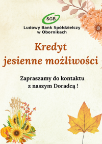 Grafika przedstawia jesienne kwiaty oraz liście.
