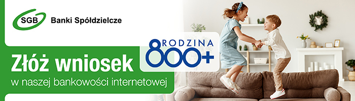 Rodzina 800+ wniosek w bankowości elektronicznej