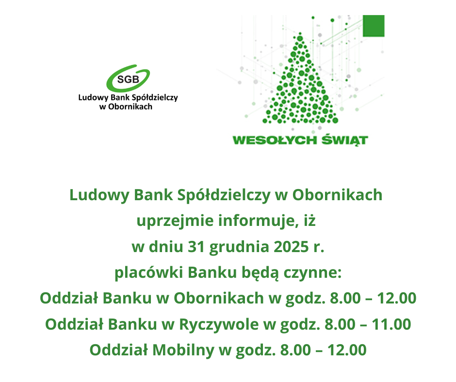 Praca w dniu 31.12.2025 r.