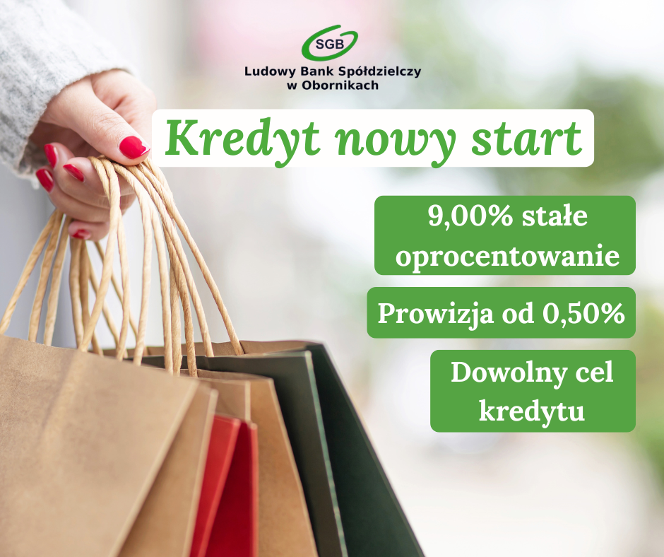 Kredyt nowy start  - Nowy rok, nowe możliwości!